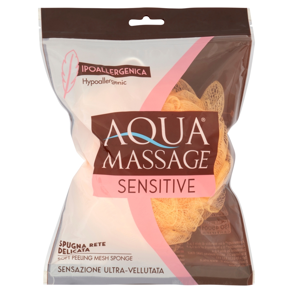 Aquamassage Sensitive Spugna Rete Delicata